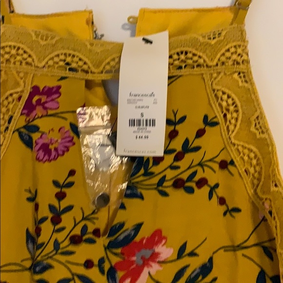 Yellow swing dress with floral design - Picture 2 of 6